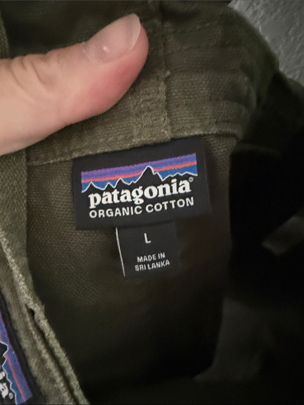 Patagonia Olive Green Short Overalls size large - Picture 6 of 6